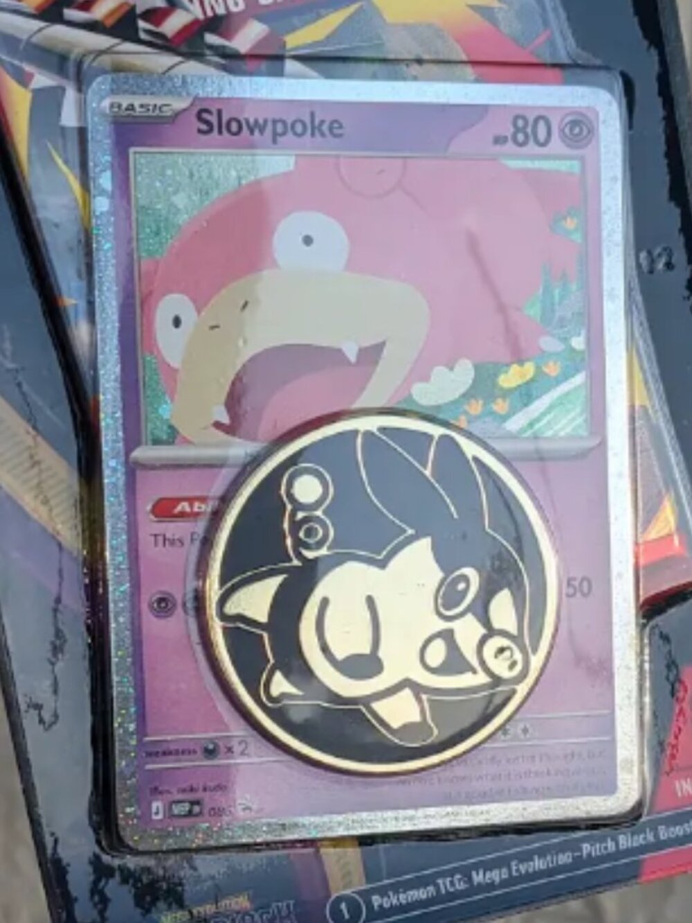 Pokémon ME: Pitch Black Slowpoke Promo Blister Pack - Sealed Lot 6 - Picture 5 of 8